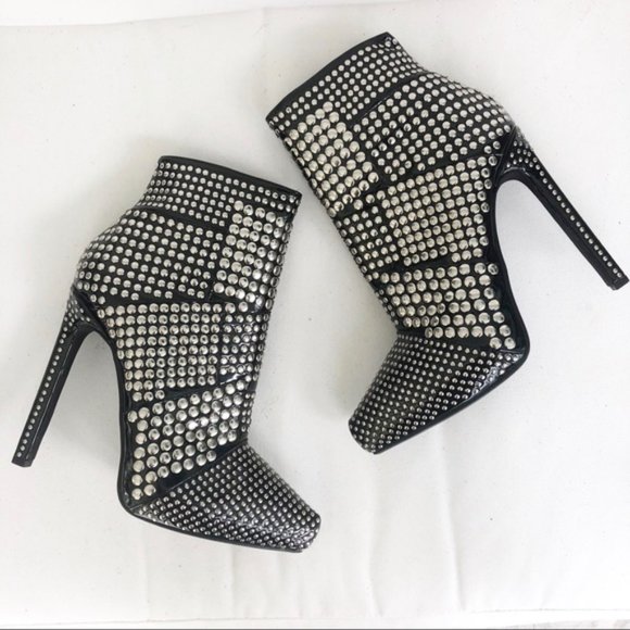 Jeffrey Campbell Gauntlet Bootie Studded Booties 5 - Picture 5 of 8